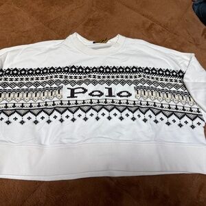 Polo logo sweatshirt.